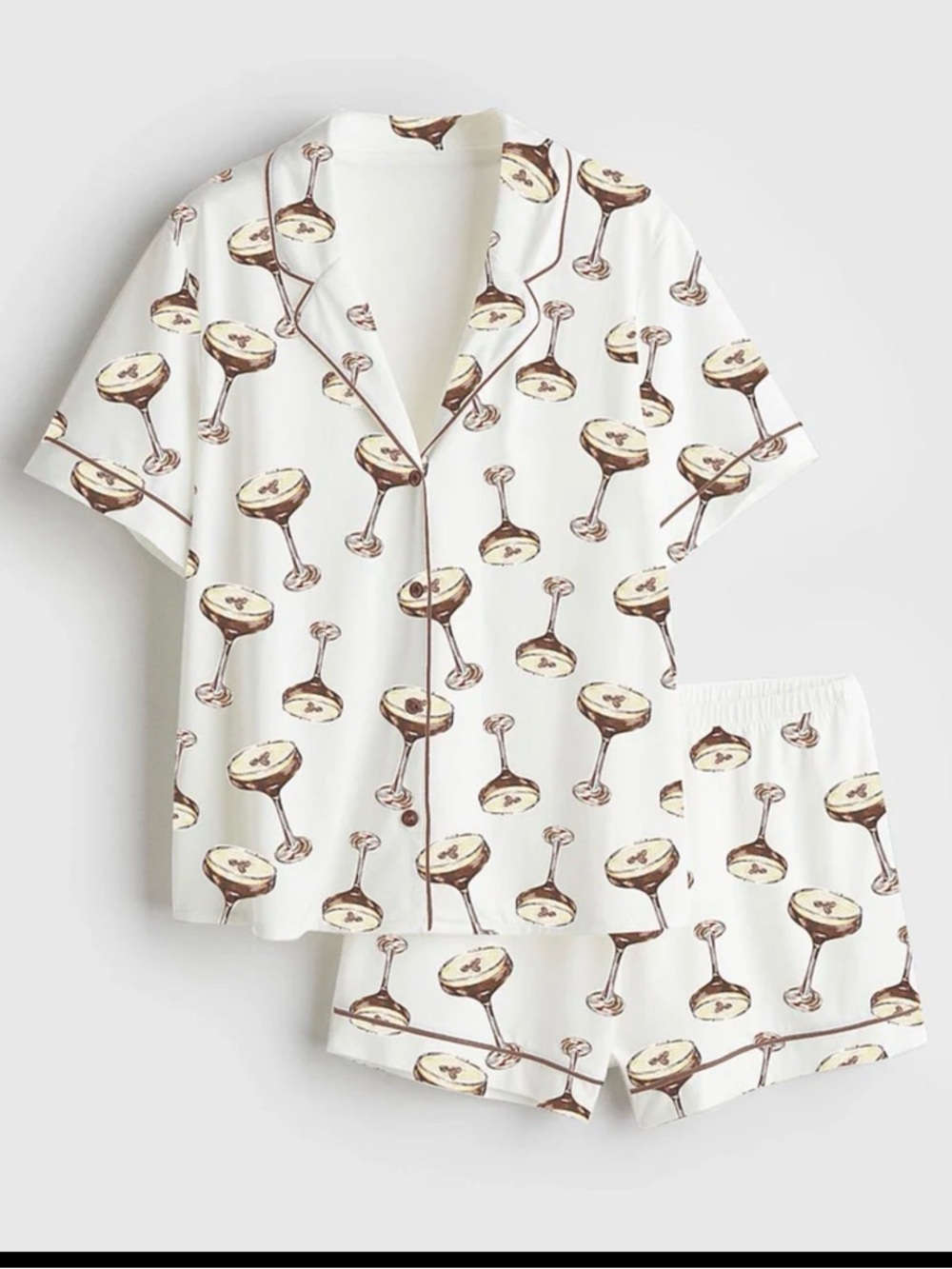 Espresso Martini Print Pajama Set
